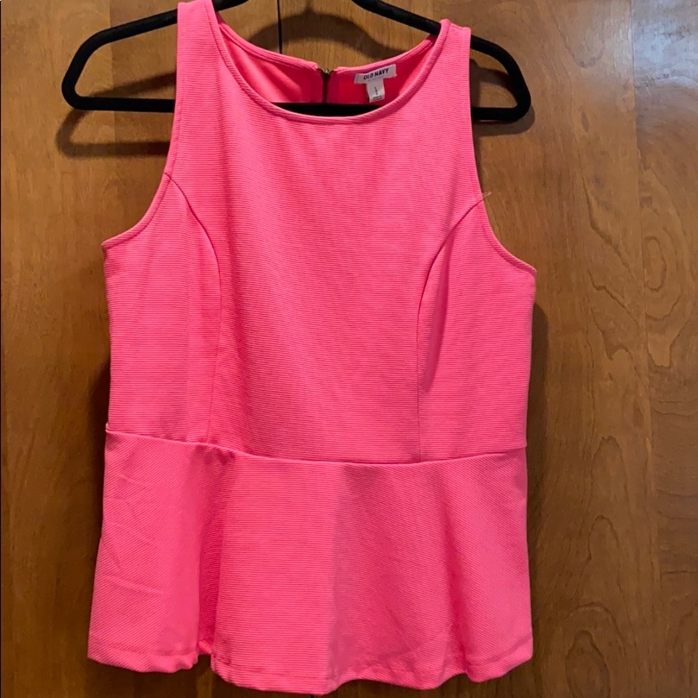 Pink old navy shirt